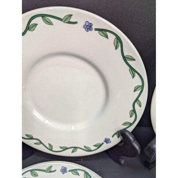 International Tableworks Terrace Blossoms 072-01 Replacement Saucers Set of 4 - Picture 4 of 11
